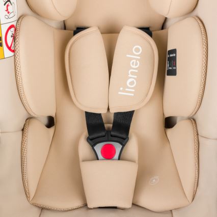 Lionelo - Seggiolino auto con base ASTRID SET i-Size 40-87 cm Beige Sabbia