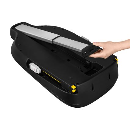 Lionelo - Seggiolino auto con base girevole ASTRID SET i-Size 40-87 cm Nero Grigio