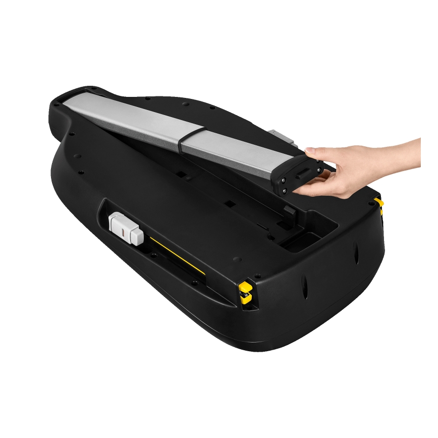 Lionelo - Seggiolino auto con base girevole ASTRID SET i-Size 40-87 cm Nero Grigio