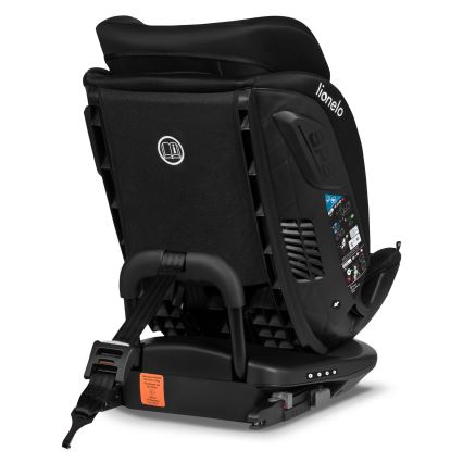 Lionelo - Seggiolino auto con base girevole BASTIAAN i-Size 40-150 cm Black Carbon