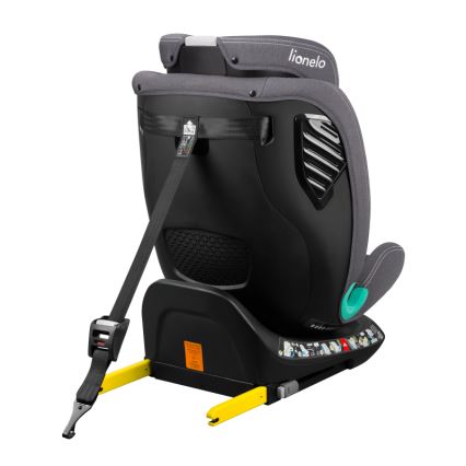 Lionelo - Seggiolino auto con base girevole BASTIAAN ONE i-Size 40-150 cm Grigio Pietra