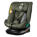 Lionelo - Seggiolino auto con base girevole BASTIAAN ONE i-Size 40-150 cm Verde oliva