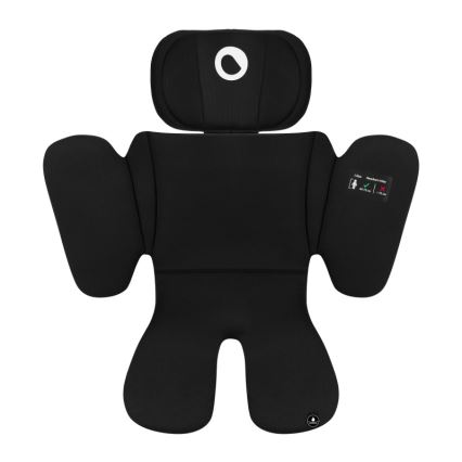 Lionelo - Seggiolino auto con base girevole BRAVE i-Size 40-150 cm Black Carbon