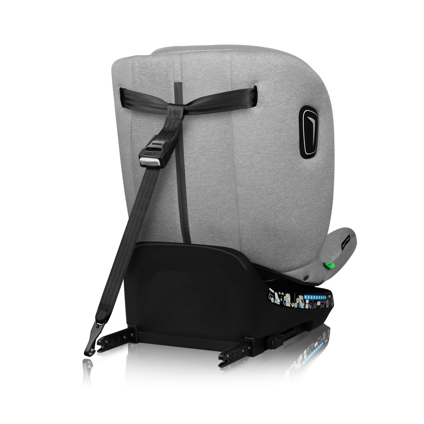 Lionelo - Seggiolino auto con base girevole BRAVE i-Size 40-150 cm Grigio Pietra