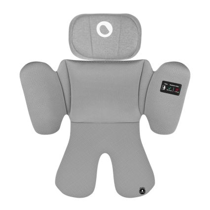 Lionelo - Seggiolino auto con base girevole BRAVE i-Size 40-150 cm Grigio Pietra
