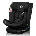 Lionelo - Seggiolino auto con base girevole BRAVE i-Size 40-150 cm Nero Carbon