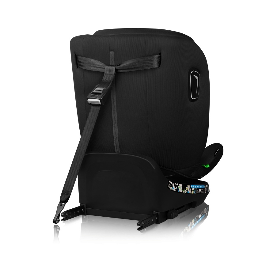 Lionelo - Seggiolino auto con base girevole BRAVE i-Size 40-150 cm Nero Carbon