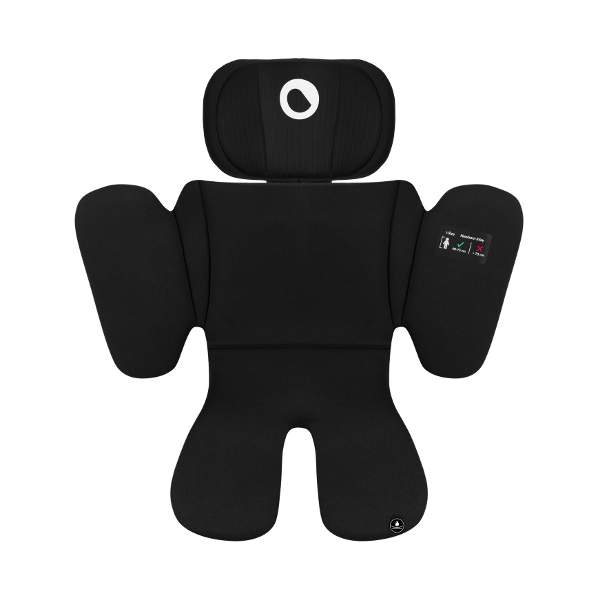 Lionelo - Seggiolino auto con base girevole BRAVE i-Size 40-150 cm Nero Carbon