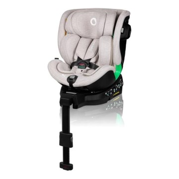 Lionelo - Seggiolino auto con base girevole HARMONY i-Dimensioni 40-150 cm beige