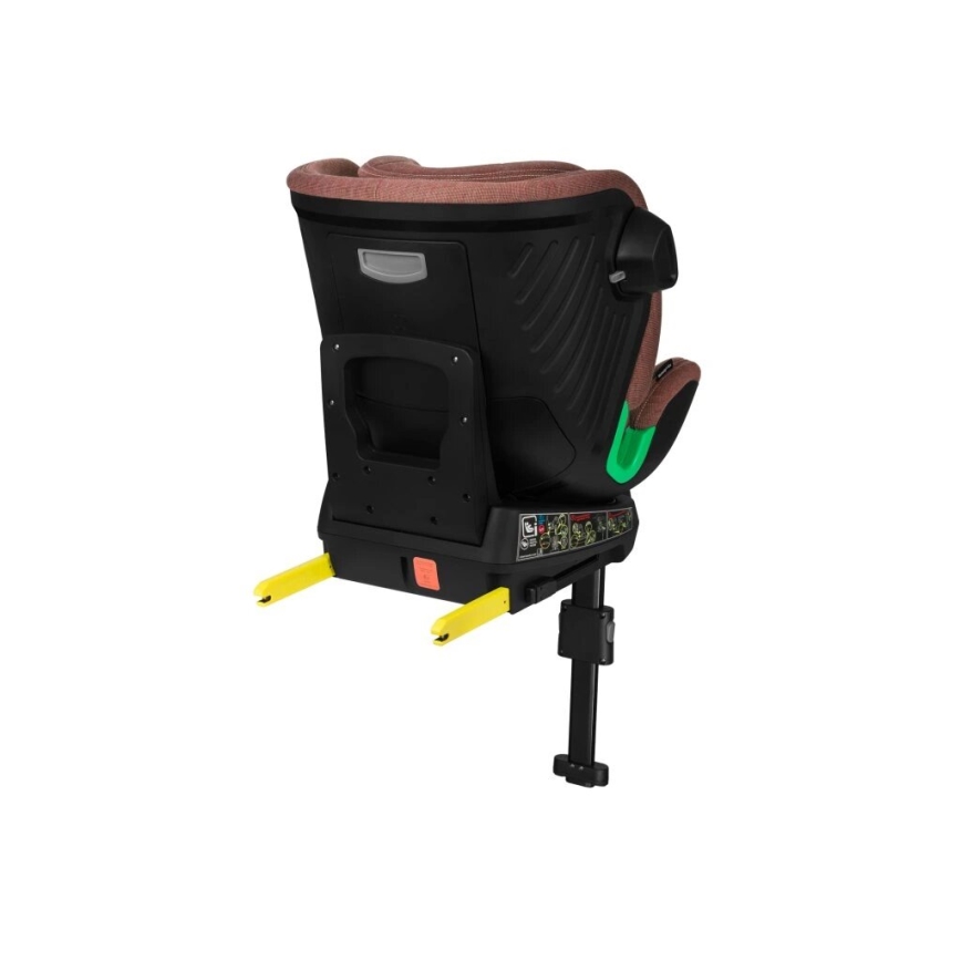 Lionelo - Seggiolino auto con base girevole HARMONY i-Dimensioni 40-150 cm color mattone