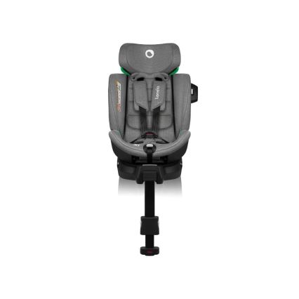 Lionelo - Seggiolino auto con base girevole HARMONY i-Dimensioni 40-150 cm grigio