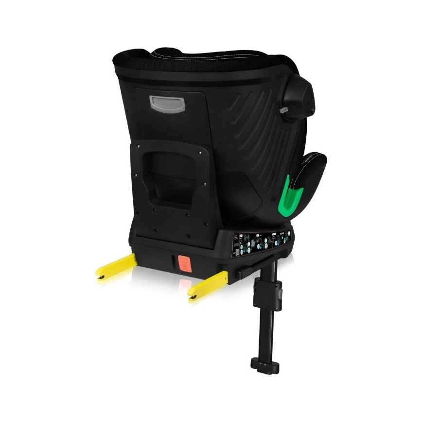 Lionelo - Seggiolino auto con base girevole HARMONY i-Dimensioni 40-150 cm nero