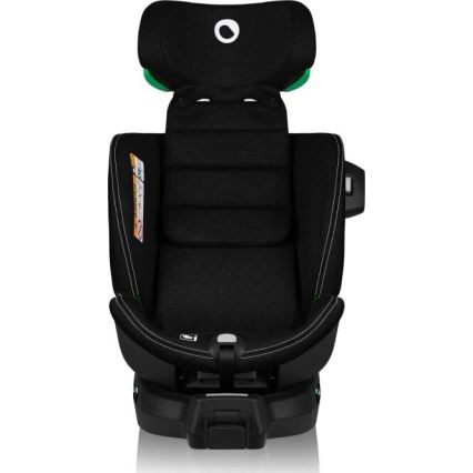 Lionelo - Seggiolino auto con base girevole HARMONY i-Dimensioni 40-150 cm nero