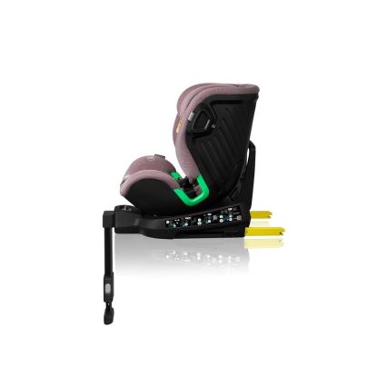 Lionelo - Seggiolino auto con base girevole HARMONY i-Dimensioni 40-150 cm rosa