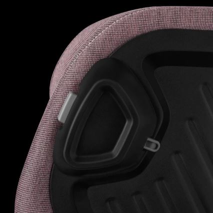 Lionelo - Seggiolino auto con base girevole HARMONY i-Dimensioni 40-150 cm rosa