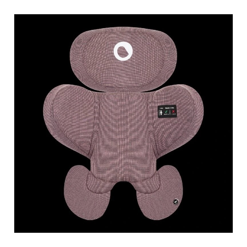 Lionelo - Seggiolino auto con base girevole HARMONY i-Dimensioni 40-150 cm rosa