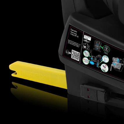 Lionelo - Seggiolino auto con base girevole HARMONY i-Size 40-150 cm grigio