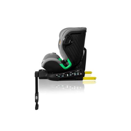 Lionelo - Seggiolino auto con base girevole HARMONY i-Size 40-150 cm nero/grigio