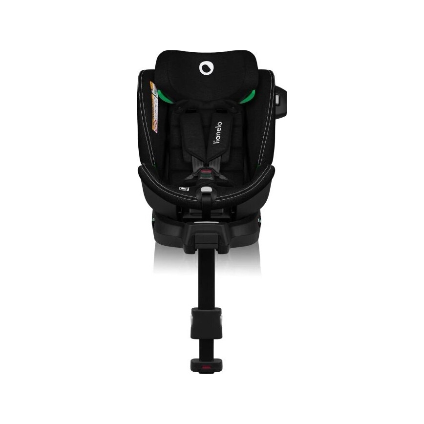 Lionelo - Seggiolino auto con base girevole HARMONY i-Size 40-150 cm nero