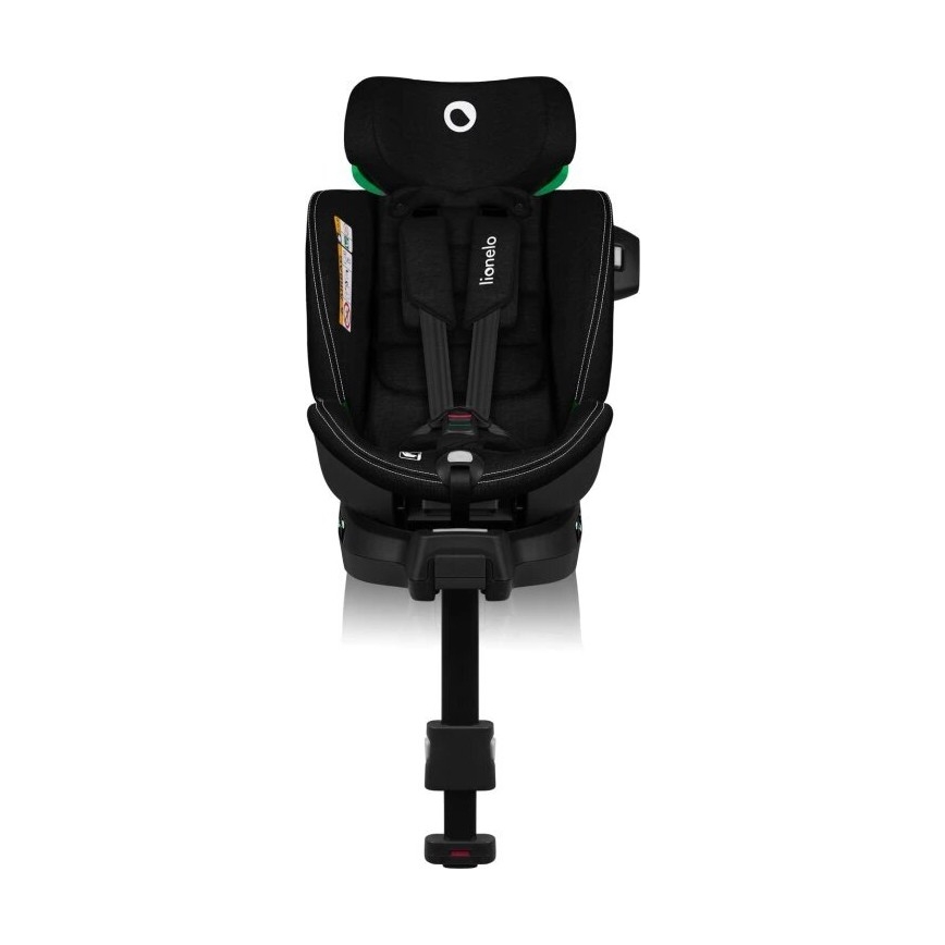 Lionelo - Seggiolino auto con base girevole HARMONY i-Size 40-150 cm nero