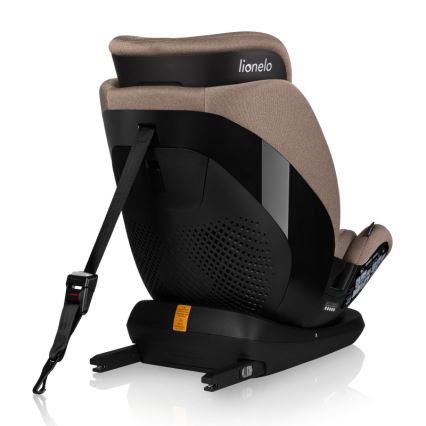 Lionelo - Seggiolino auto con base girevole LAVENDER i-Size 76-150 cm Beige Latte