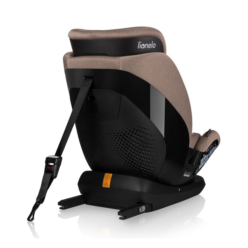 Lionelo - Seggiolino auto con base girevole LAVENDER i-Size 76-150 cm Beige Latte
