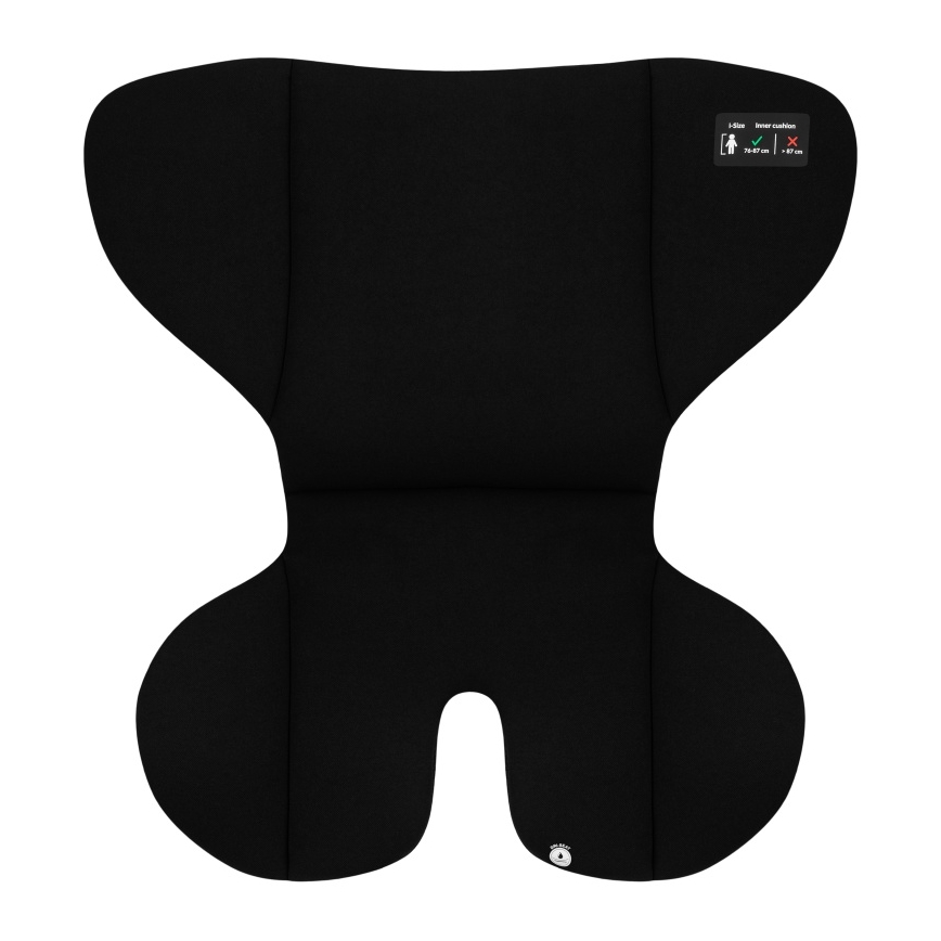 Lionelo - Seggiolino auto con base girevole LAVENDER i-Size 76-150 cm Nero Carbonio