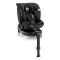 Lionelo - Seggiolino auto con base girevole NAVY i-Dimensioni 40-150 cm nero