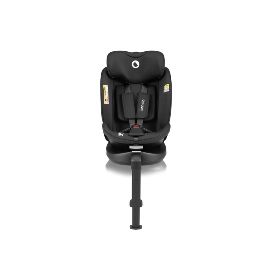 Lionelo - Seggiolino auto con base girevole NAVY i-Dimensioni 40-150 cm nero