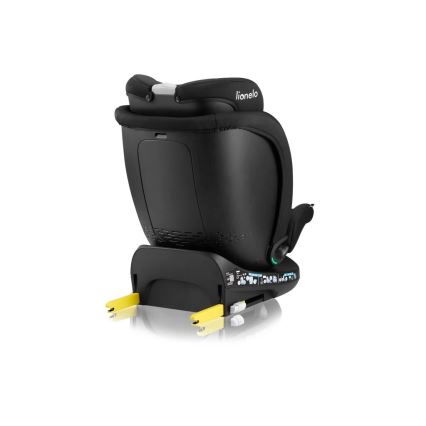 Lionelo - Seggiolino auto con base girevole NAVY i-Dimensioni 40-150 cm nero