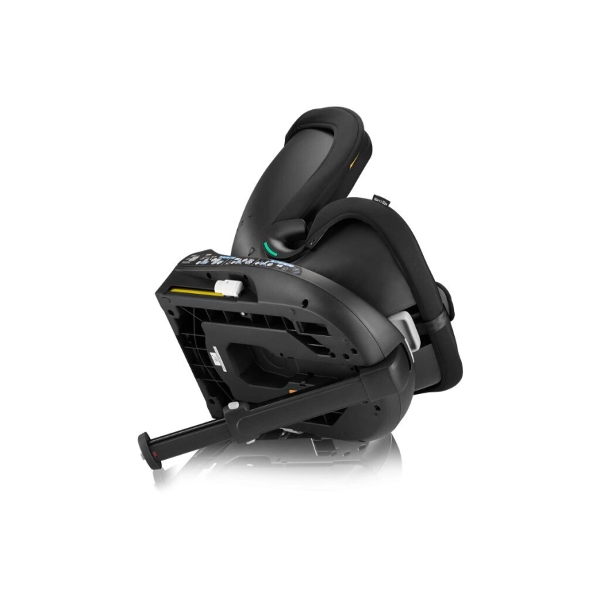 Lionelo - Seggiolino auto con base girevole NAVY i-Dimensioni 40-150 cm nero