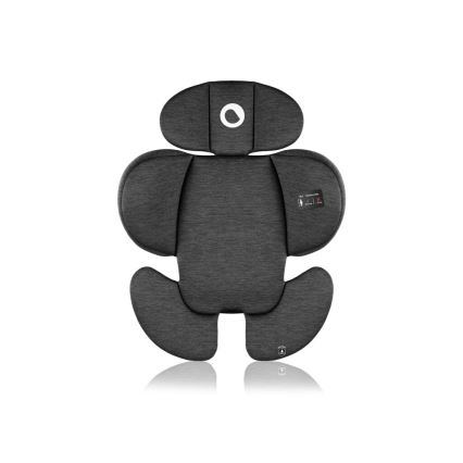 Lionelo - Seggiolino auto con base girevole NAVY i-Dimensioni 40-150 cm nero/rosa