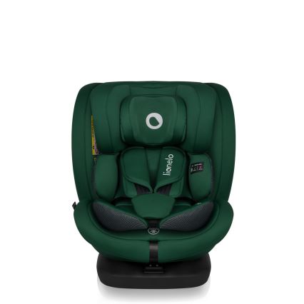 Lionelo - Seggiolino auto girevole BASTIAAN i-Size 40-150 cm Green Forest con base