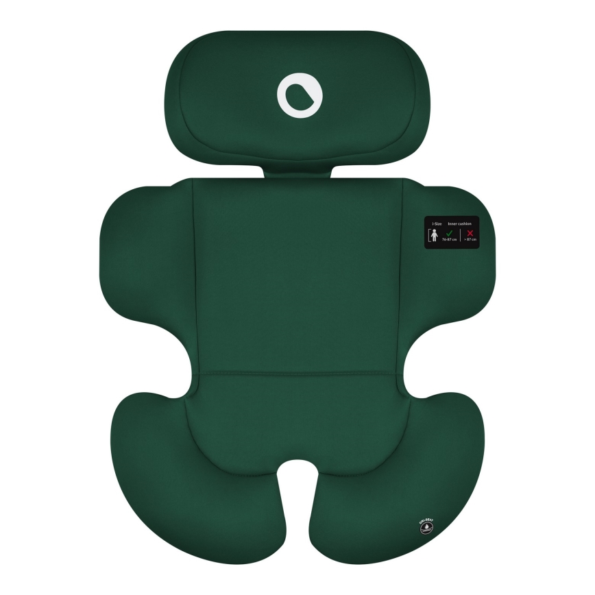 Lionelo - Seggiolino auto girevole BASTIAAN i-Size 40-150 cm Green Forest con base