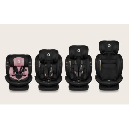 Lionelo - Seggiolino auto girevole BASTIAAN i-Size 40-150 cm Rosa