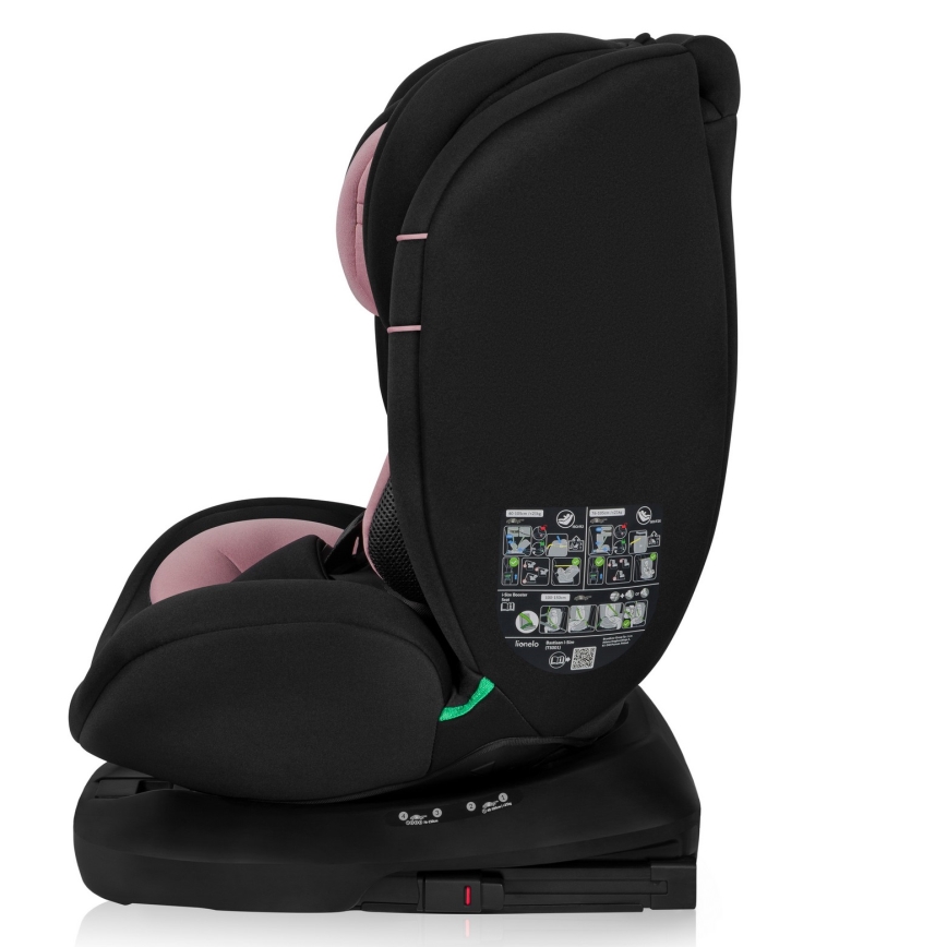 Lionelo - Seggiolino auto girevole BASTIAAN i-Size 40-150 cm Rosa