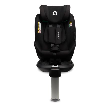 Lionelo - Seggiolino auto con base girevole ANTOON PLUS i-Size 40-105 cm Nero Onice