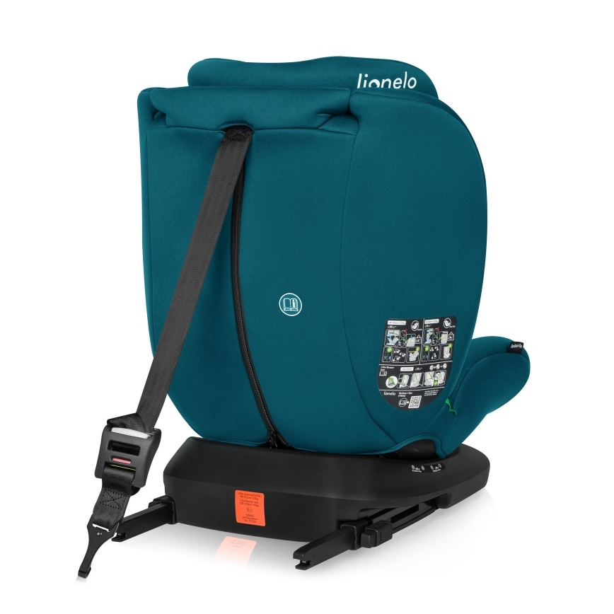 Lionelo - Seggiolino auto girevole con base BASTIAAN i-Size 40-150 cm blu indaco