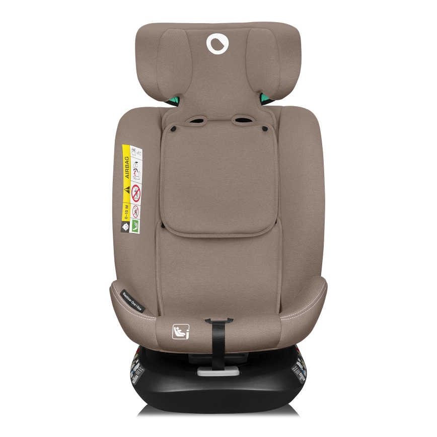 Lionelo - Seggiolino auto con base girevole BASTIAAN ONE i-Size 40-150 cm beige sabbia
