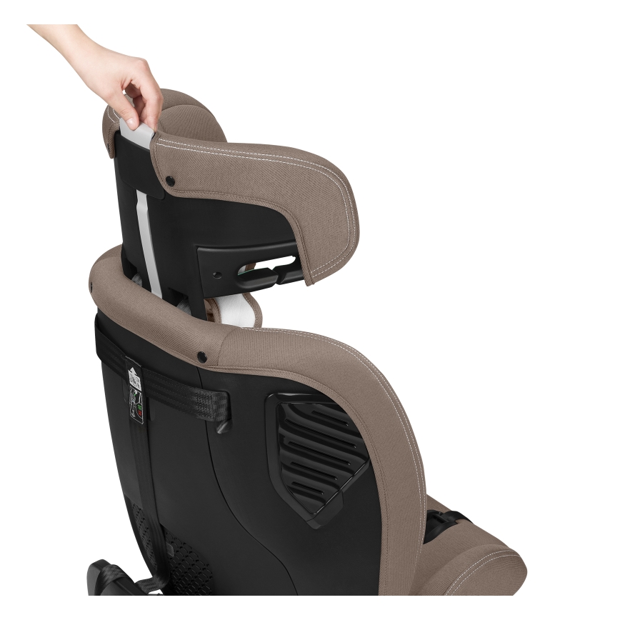 Lionelo - Seggiolino auto con base girevole BASTIAAN ONE i-Size 40-150 cm beige sabbia