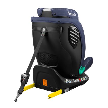 Lionelo - Seggiolino auto con base girevole BASTIAAN ONE i-Size 40-150 cm Blu Navy