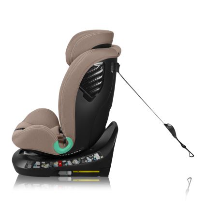Lionelo - Seggiolino auto con base girevole BASTIAAN ONE i-Size 40-150 cm Sabbia