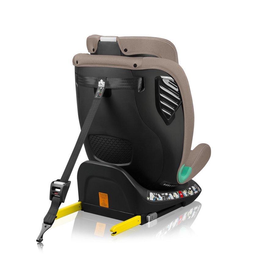 Lionelo - Seggiolino auto con base girevole BASTIAAN ONE i-Size 40-150 cm Sabbia