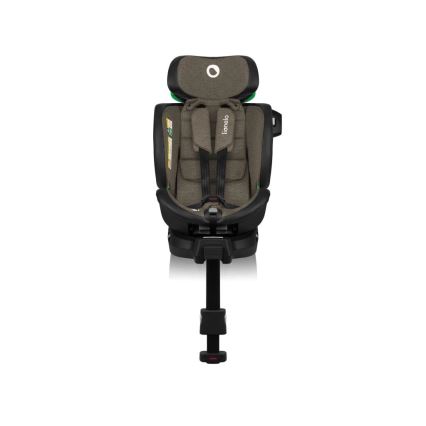 Lionelo - Seggiolino auto girevole con base HARMONY i-Size 40-150 cm nero/oliva