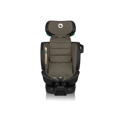 Lionelo - Seggiolino auto girevole con base HARMONY i-Size 40-150 cm nero/oliva