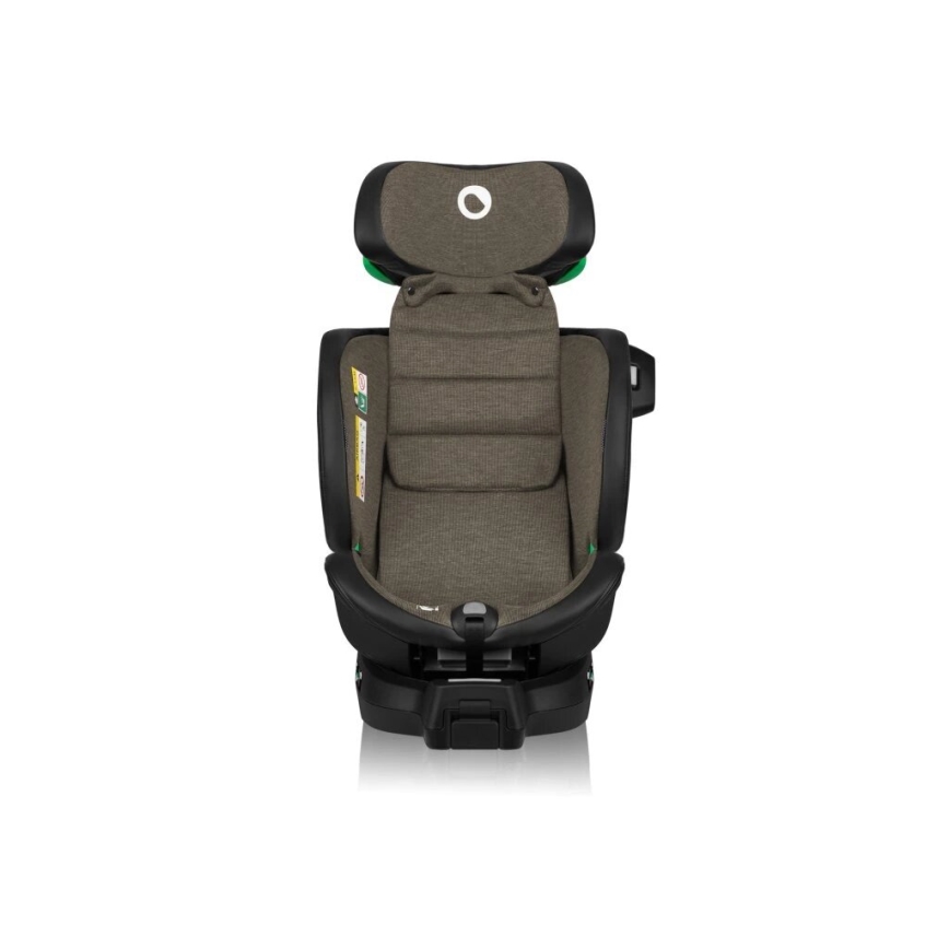 Lionelo - Seggiolino auto girevole con base HARMONY i-Size 40-150 cm nero/oliva