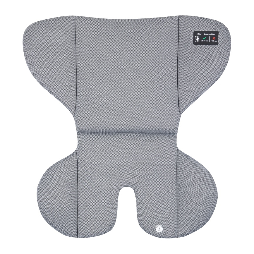 Lionelo - Seggiolino auto girevole con base LAVENDER i-Size 76-150 cm Grey Stone