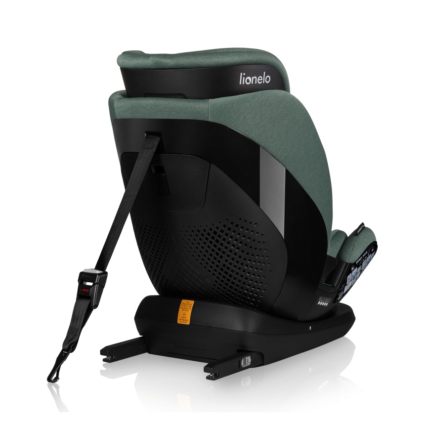 Lionelo - Seggiolino auto girevole i-Size LAVENDER con base, 76–150 cm, verde pistacchio