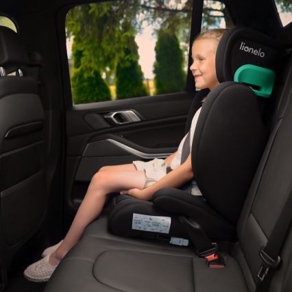 Lionelo - Seggiolino auto HUGO i-Dimensioni 100-150 cm nero