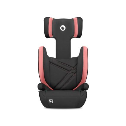 Lionelo - Seggiolino auto HUGO i-Dimensioni 100-150 cm nero/rosa
